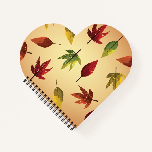 Malerische Herbstblätter Notizblock (Vorderseite)