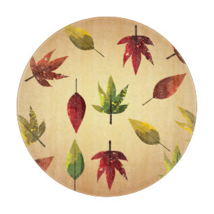 Malerische Herbstblätter Schneidebrett