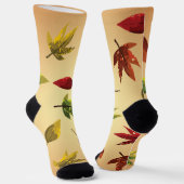 Malerische Herbstblätter Socken (Gewinkelt)