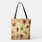 Malerische Herbstblätter Tasche (Rückseite)