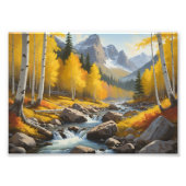 malerische Herbstszene Fotodruck (Vorne)