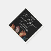 Malerische holländische Blume Willkommen in The Ni Serviette (Ecke)