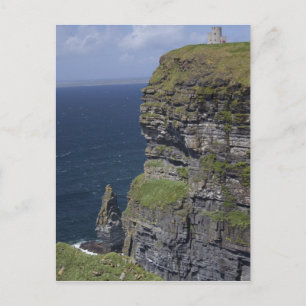 Malerische Klippen von Moher und O'Briens Turm Postkarte