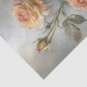 Malerische Korallenrose Decoupage Seidenpapier (Ausschnitt)