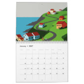 Malerische ländliche Landschaft Kalender (Jan 2027)