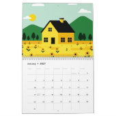 Malerische ländliche Landschaft Kalender (Jan 2027)