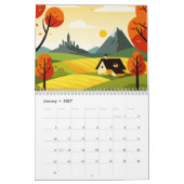 Malerische ländliche Landschaft Kalender (Jan 2027)