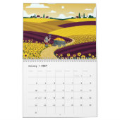 Malerische ländliche Landschaft Kalender (Jan 2027)