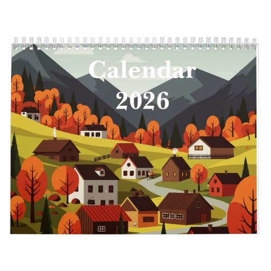 Malerische ländliche Landschaft Kalender (Titelbild)