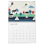 Malerische ländliche Landschaft Kalender (Jan 2027)