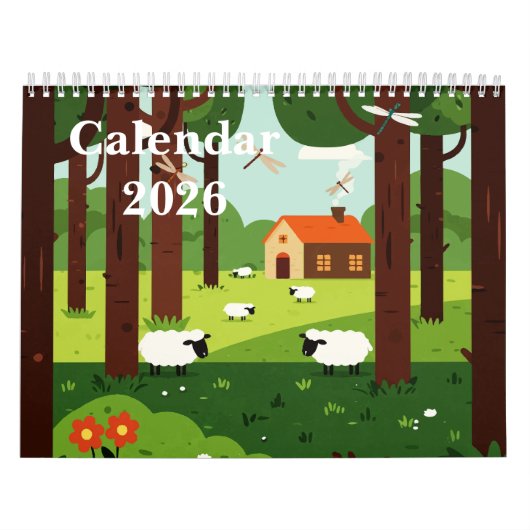 Malerische ländliche Landschaft Kalender (Titelbild)