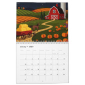 Malerische ländliche Landschaft Kalender (Jan 2027)