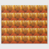 Malerische Landschaft des Herbstes Geschenkpapier (Flach)