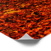 Malerische Landschaft des Herbstes Poster (Ecke)