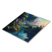 Malerische Landschaft Drei Fliese (Seite)