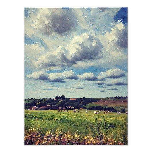 Malerische Landschaft Fotodruck (Vorne)