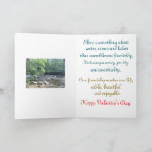 Malerische Landschaft, Freundliche Valentinerkarte Karte (Innenseite)