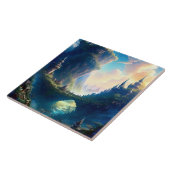 Malerische Landschaft Fünf Fliese (Seite)