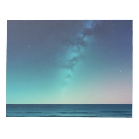 Malerische Landschaft Himmel Hintergrundinformatio Notizblock (Vorderseite)