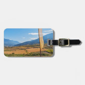Malerische Landschaft im ländlichen Bhutan Gepäckanhänger (Vorderseite horizontal)
