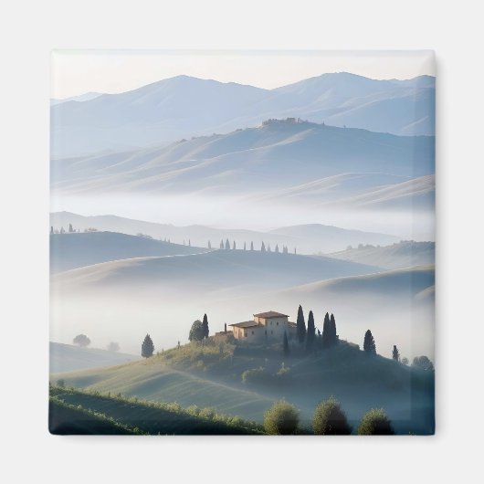 Malerische Landschaft Panoramablick Landschaft Hin Magnet (Vorne)