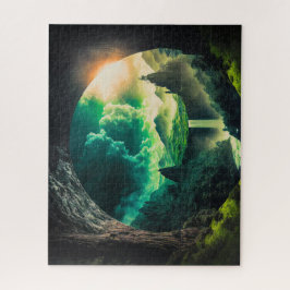 Malerische Landschaft Puzzle