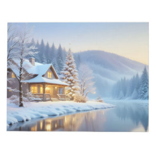 Malerische Landschaft Tal Natur Stille Notizblock