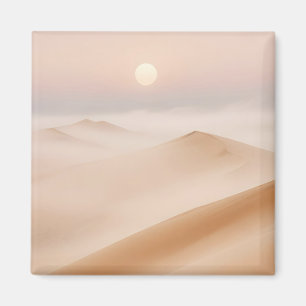 Malerische Landschaft Wüste Natur Hintergrund Kuns Magnet