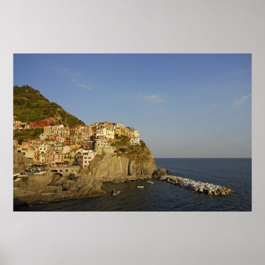 Malerische Manarola, Cinque Terre, Italien Poster (Vorne)