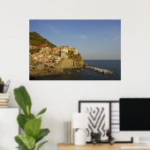 Malerische Manarola, Cinque Terre, Italien Poster (Heimbüro)