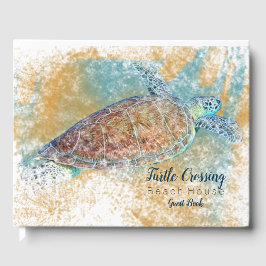 Malerische Meeresschildkröte als Ferienobjekt Gästebuch