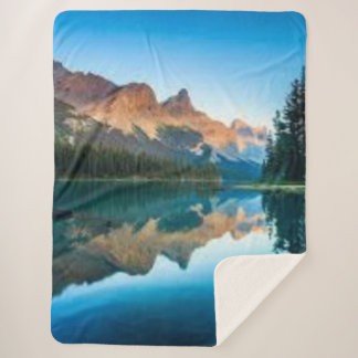 Malerische Naturlandschaft Gemütliche Wildnis-Wurf Sherpadecke