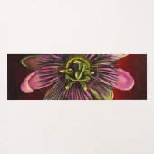 Malerische Passion Blume Yoga Mat Yogamatte (Rückseite (Horizontal))