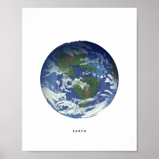 Malerische Planet-Erde-Kunstdrucke Poster (Vorne)