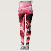 MALERISCHE ROSE LOKALE MÄDCHEN LEGGINGS (Vorderseite)
