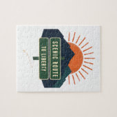 Malerische Route zur Liberty-Puzzle Puzzle (Horizontal)