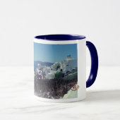Malerische Santorini Kaffee-Tasse Tasse (VorderseiteRechts)