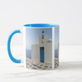 Malerische Santorini Kirche Tasse (Links)