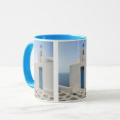 Malerische Santorini Kirche Tasse (Vorderseite Links)