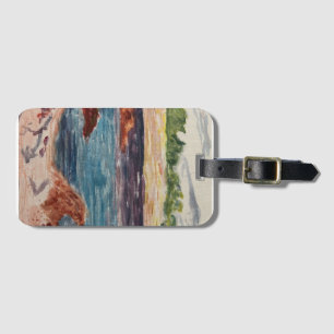 Malerische Sicht auf den Ozean Gepäckanhänger