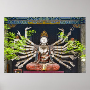 Malerische Skulpturen in Shuanglin Poster