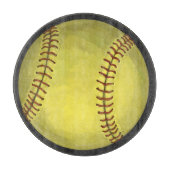 Malerische Softball-Kunst Schneidebrett (Vorderseite)