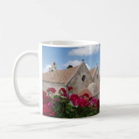 Malerische Sommerkirche Tasse (Links)