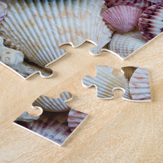 Malerische Strandgesteine, Muscheln Puzzle (Seite)