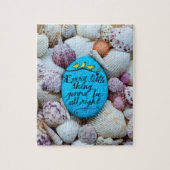 Malerische Strandgesteine, Muscheln Puzzle (Vertikal)