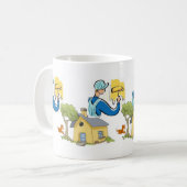 Malerische Tasse (Vorderseite Links)