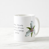 Malerische Trillium Spring Wildblume Kaffee Tasse (VorderseiteRechts)