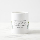 Malerische Trillium Spring Wildblume Kaffee Tasse (Mittel)