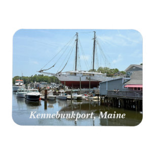 Malerische Uferpromenade in Kennebunkport Maine Magnet