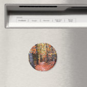 Malerische Waldspazierweg Wasserfarbengeschenke Magnet (In Situ (Geschirrspüler))